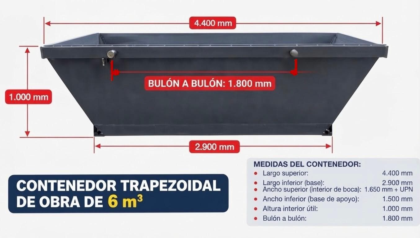 Contenedor metálico a medida fabricado en Ourense