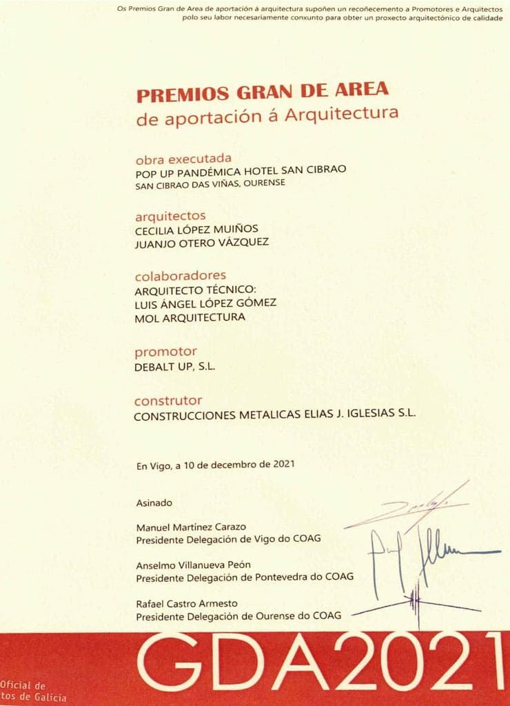 Algunos de los premios que hemos conseguido con nuestros trabajos